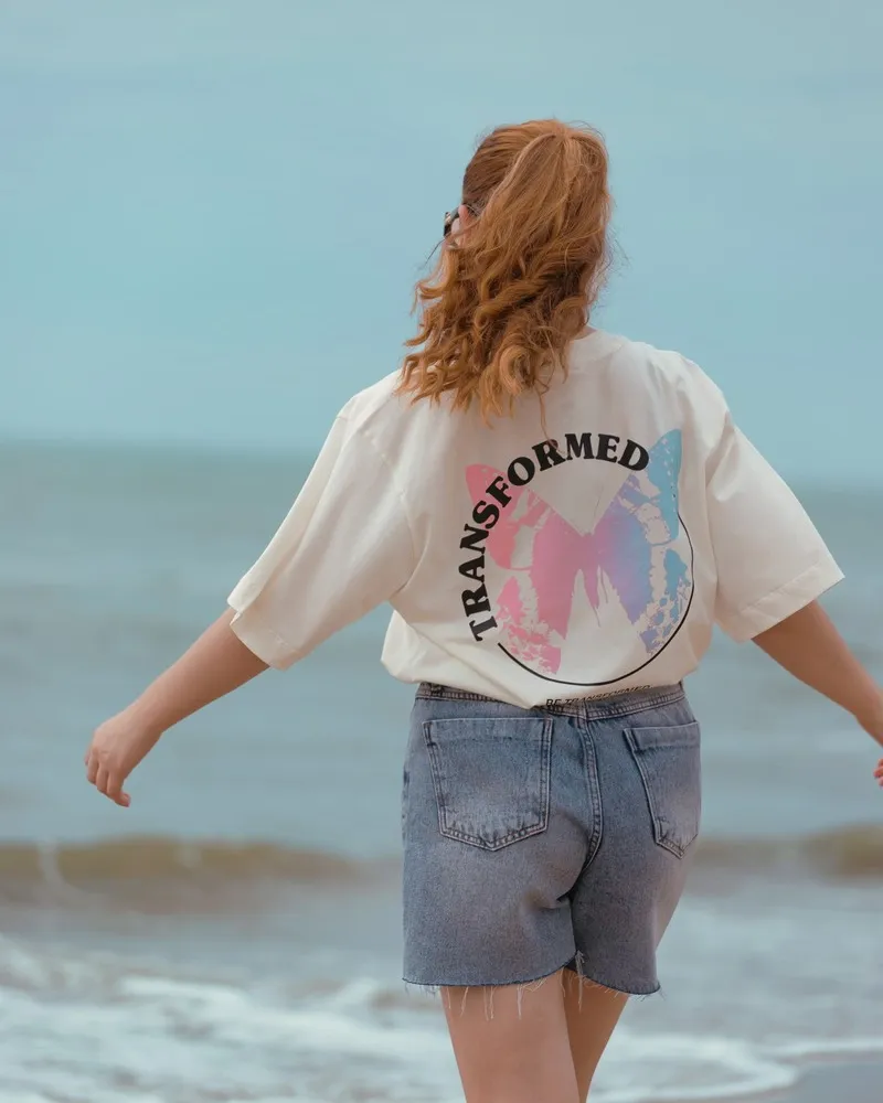 Camiseta Cristã Unissex Transformed - Oversized