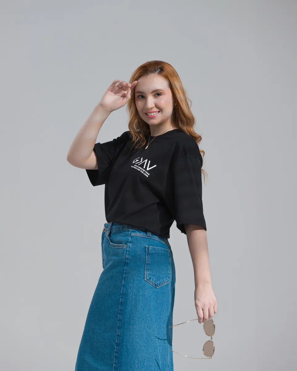 Camiseta Cristã Unissex Highs And Lows - Oversized — imagem 3