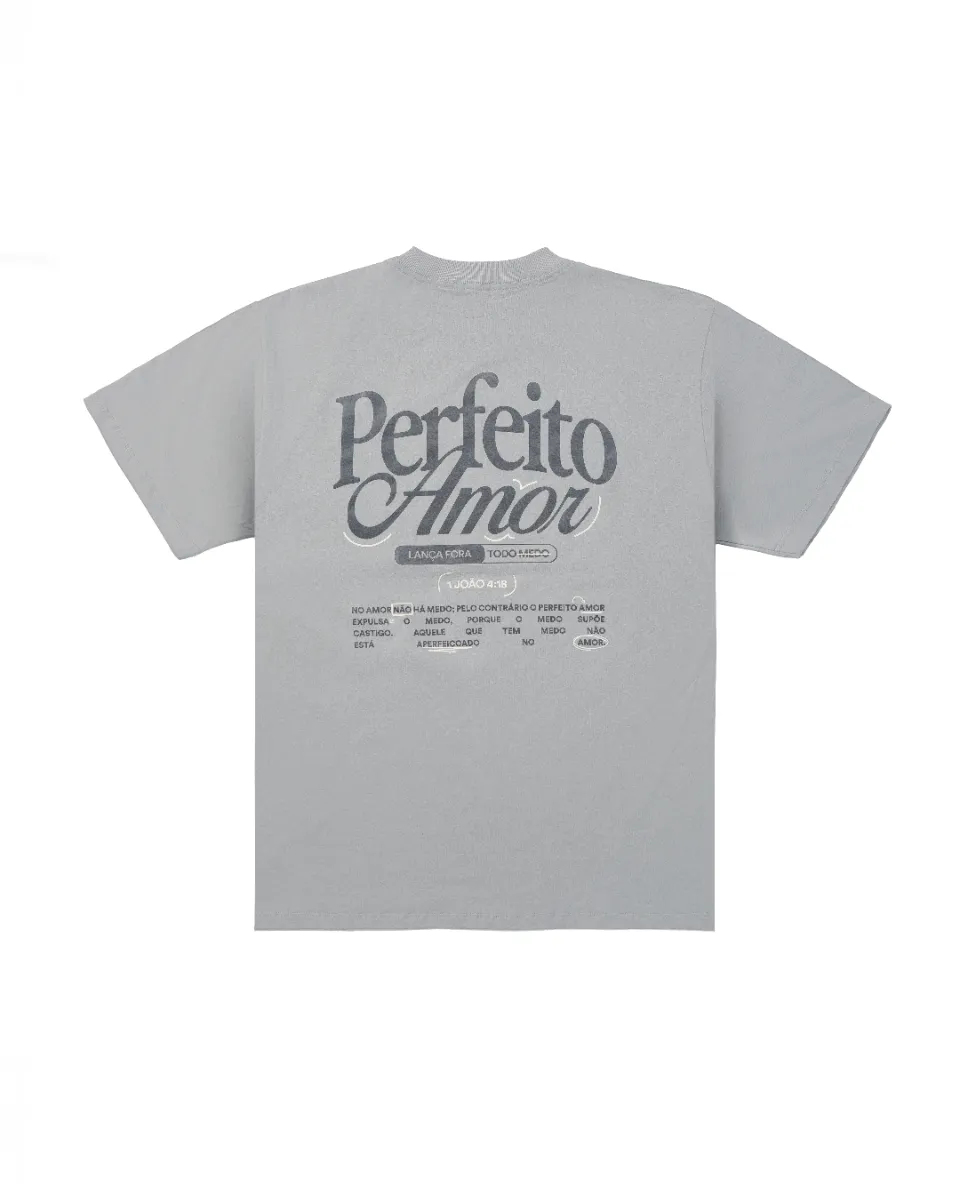 Camiseta Cristã Unissex Perfeito Amor — imagem 6