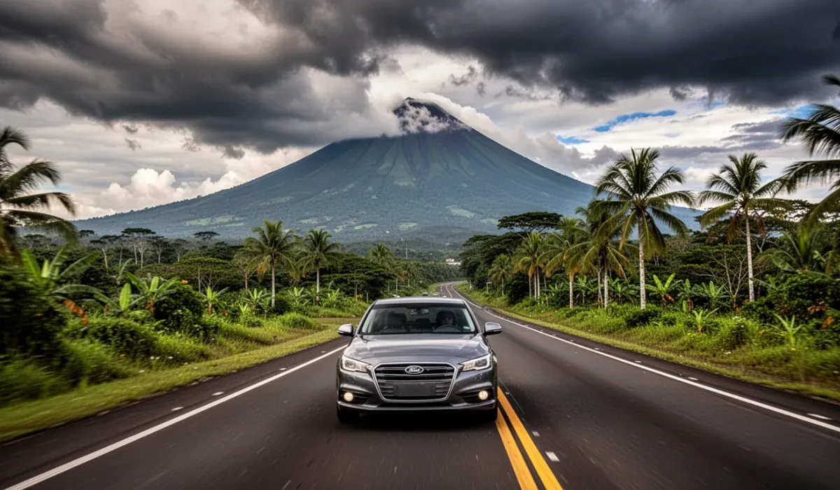 car rental el salvador volcano