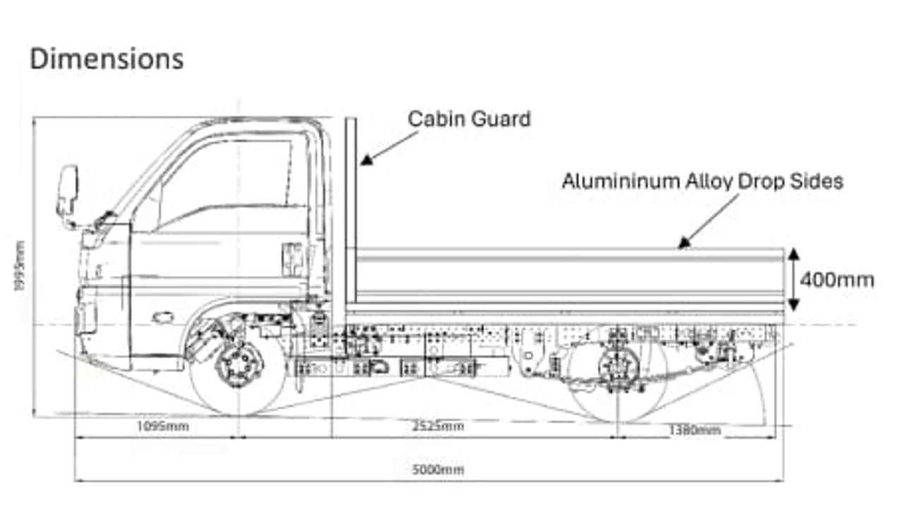 BYD T35 Electric Light-Duty Truck - Image 3