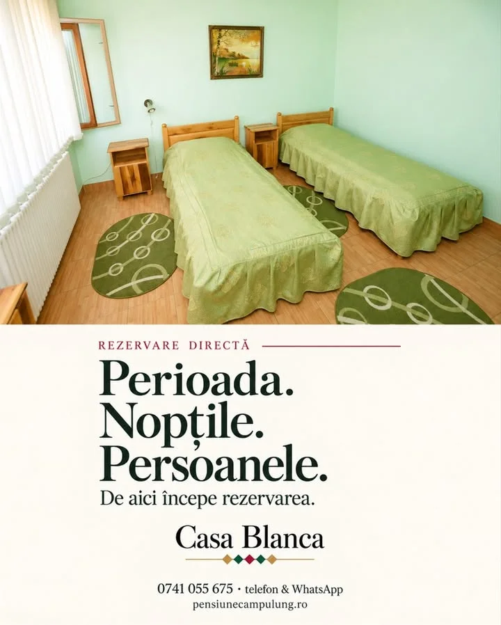 Rezervare directă la Casa Blanca