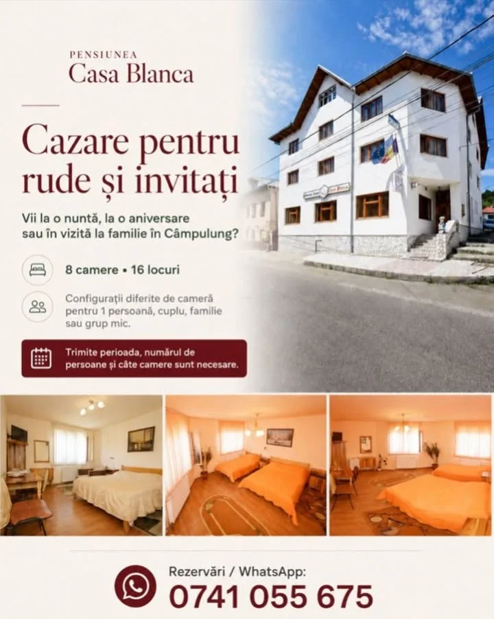 Cazare pentru invitați și familii