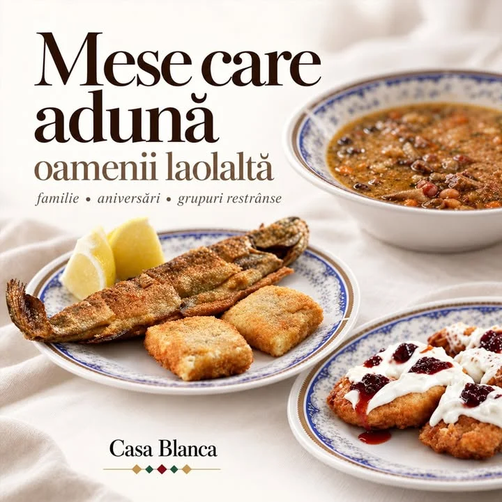 Mese de toamnă cu oameni dragi