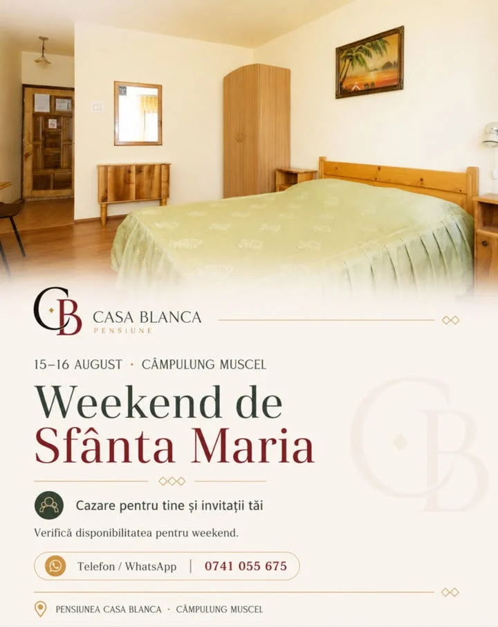 Weekendul 15–16 august aduce în Muscel vizite la rude, nunți și întâlniri de familie.