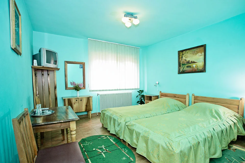 Interior de cameră la Pensiunea Casa Blanca