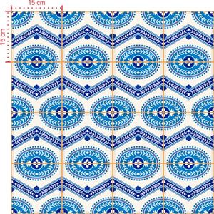 Adesivo Decorativo - Azulejo 015 (Kit) - Tamanho: 20x20 cm - 16 unidades