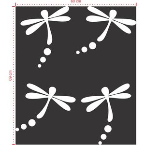 Adesivo Decorativo - Infantil 001 - Tamanho: 60x69 cm - Branco