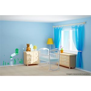 Adesivo Decorativo - Infantil 013 - Tamanho: 62x60 cm - Branco