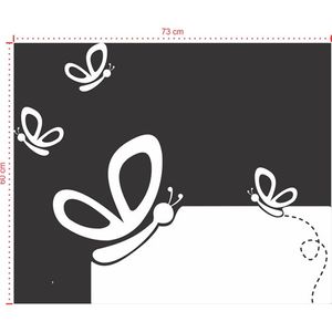 Adesivo Decorativo - Infantil 014 - Tamanho: 73x60 cm - Branco