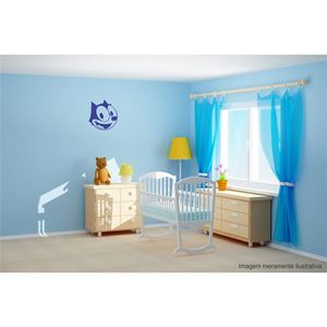 Adesivo Decorativo - Infantil 017 - Tamanho: 60x64 cm - Branco