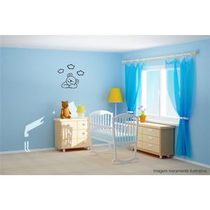 Adesivo Decorativo - Infantil 019 - Tamanho: 66x60 cm - Azul