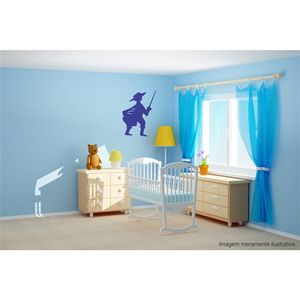 Adesivo Decorativo - Infantil 025 - Tamanho: 60x83 cm - Azul Marinho