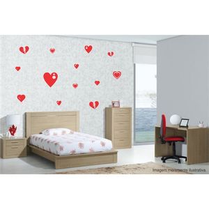 Adesivo Decorativo - Infantil 031 - Tamanho: 60x60 cm - Preto