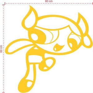 Adesivo Decorativo - Infantil 035 - Tamanho: 60x60 cm - Amarelo