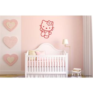 Adesivo Decorativo - Infantil 037 - Tamanho: 60x74 cm - Vermelho