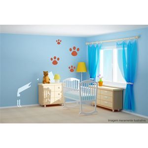 Adesivo Decorativo - Infantil 039 - Tamanho: 60x62 cm - Preto