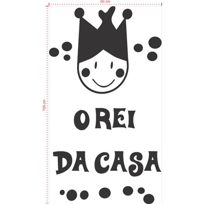 Adesivo Decorativo - Infantil 048 - Tamanho: 60x105 cm - Preto