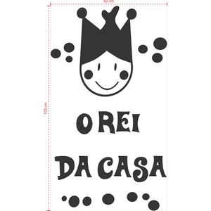 Adesivo Decorativo - Infantil 048 - Tamanho: 60x105 cm - Preto