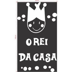 Adesivo Decorativo - Infantil 048 - Tamanho: 60x105 cm - Preto