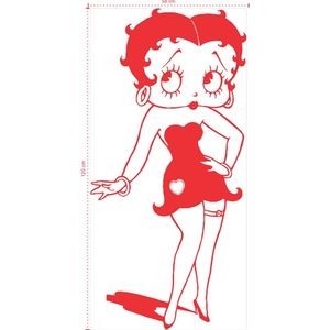 Adesivo Decorativo - Infantil 049 - Tamanho: 58x120 cm - Vermelho
