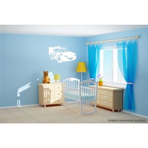 Adesivo Decorativo - Infantil 051 - Tamanho: 102x60 cm - Vermelho