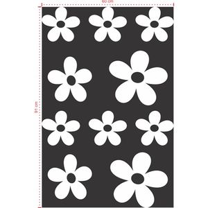 Adesivo Decorativo - Infantil 053 - Tamanho: 60x91 cm - Preto