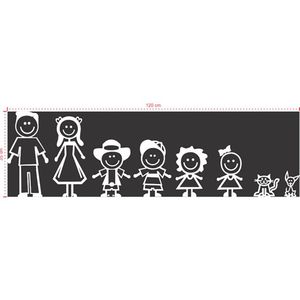 Adesivo Decorativo - Infantil 055 - Tamanho: 120x35 cm - Preto