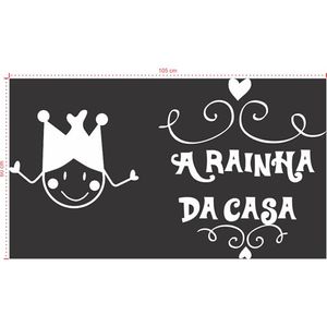 Adesivo Decorativo - Infantil 059 - Tamanho: 105x60 cm - Branco