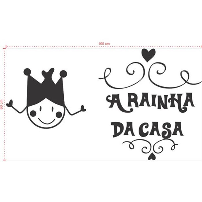 Adesivo Decorativo - Infantil 059 - Tamanho: 105x60 cm - Preto