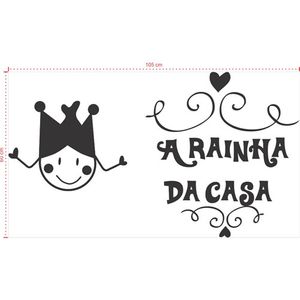 Adesivo Decorativo - Infantil 059 - Tamanho: 105x60 cm - Rosa