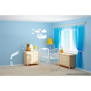 Adesivo Decorativo - Infantil 061 - Tamanho: 88x60 cm - Preto