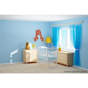 Adesivo Decorativo - Infantil 064 - Tamanho: 60x70 cm - Marrom