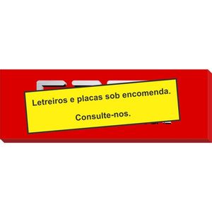 Letreiro em Alto Relevo Aço Inox - Produção sob medida Letreiro em Alto Relevo Aço Inox - Produção sob medida