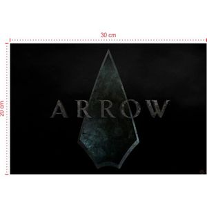 Placa em PVC - Arrow 003 - Tamanho: 30x20 cm