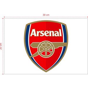 Placa em PVC - Arsenal 002 - Tamanho: 30x20 cm