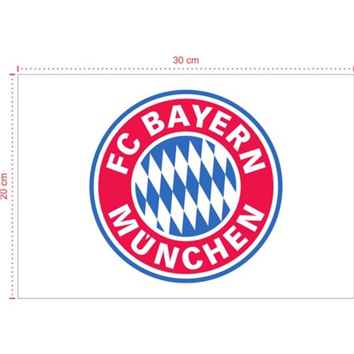 Placa em PVC - Bayern de Munique 002 - Tamanho: 30x20 cm