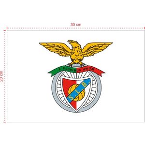 Placa em PVC - Benfica 001 - Tamanho: 30x20 cm