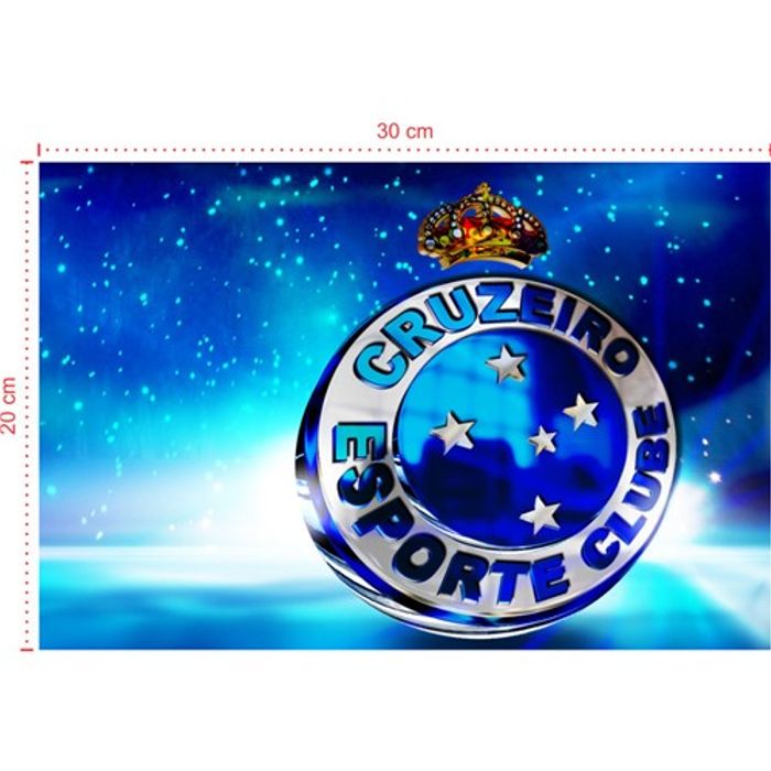 Placa em PVC - Cruzeiro 002 - Tamanho: 30x20 cm