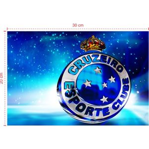 Placa em PVC - Cruzeiro 002 - Tamanho: 30x20 cm