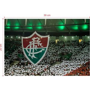 Placa em PVC - Fluminense 003 - Tamanho: 30x20 cm