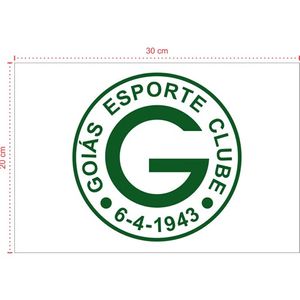 Placa em PVC - Goiás 001 - Tamanho: 30x20 cm