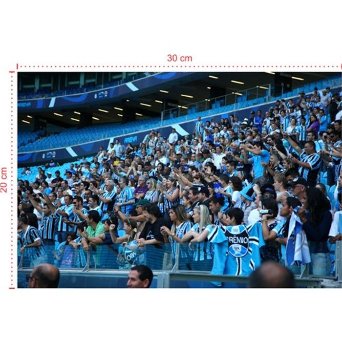 Placa em PVC - Grêmio 001 - Tamanho: 30x20 cm