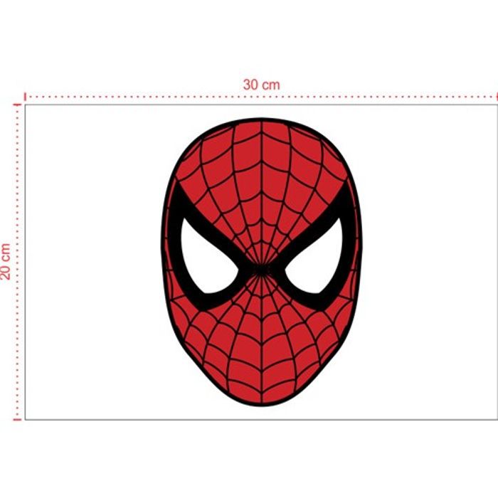 Placa em PVC - Homem Aranha 003 - Tamanho: 30x20 cm