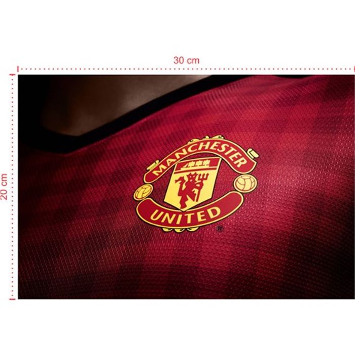 Placa em PVC - Manchester United 002 - Tamanho: 30x20 cm