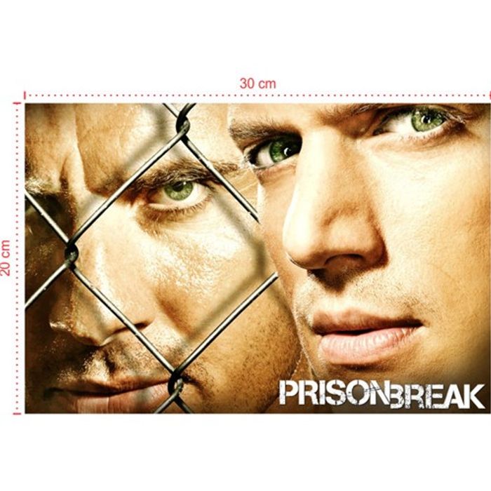 Placa em PVC - Prison Break 003 - Tamanho: 30x20 cm