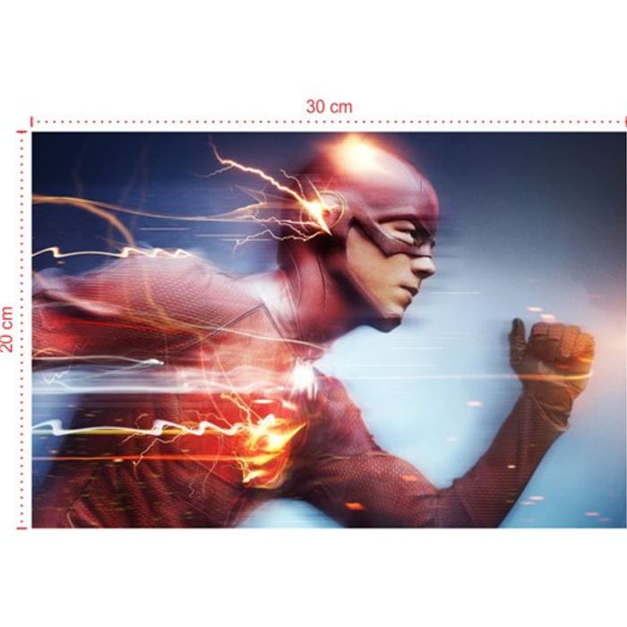 Placa em PVC - The Flash 002 - Tamanho: 30x20 cm