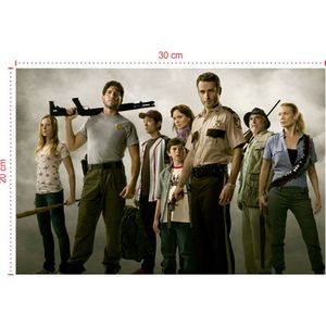 Placa em PVC - The Walking Dead 001 - Tamanho: 30x20 cm