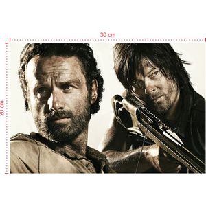 Placa em PVC - The Walking Dead 002 - Tamanho: 30x20 cm