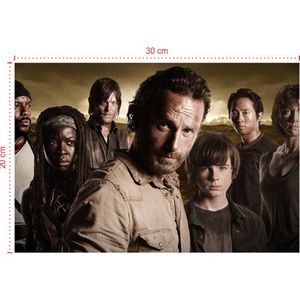 Placa em PVC - The Walking Dead 004 - Tamanho: 30x20 cm